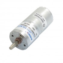 4mm Shaft Diameter Cylinder Shape Electric Gear Motor 2P 24VDC 60RPM