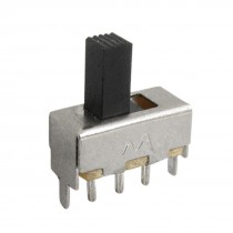 10x 6.5mm High Knob 3 Pin 2 Position 1P2T SPDT Vertical Slide Switch 0.5A 50V DC