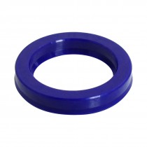 Blue PU 53mm x 73mm x 12mm Double Lip Sealing Cushion Dust Seal Ring