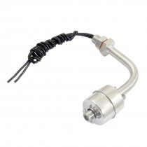 Single Ball Curved Stainless Steel Liquid Level Sensor Horizontal Float Switch