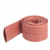 25mm Dia. Heat Shrinkable Tube Shrink Tubing 2M 6.6ft Red