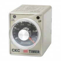 24V AC 1sec 0-1 s DPDT 8 Pin 8P Terminals Delay Timer Time Relay AH3-3
