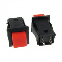 5 Pcs 2 Pin SPST Red Latching Push Button Switch N/O NO AC 125V/3A 250V/1A