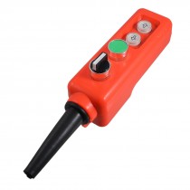 On/Off/On Rotary Selector Momentary Green Button Up Down Hoist Pushbutton Switch
