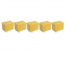 HT4100F DC 24V Coil 6 Pin General Power Relay SPDT 5 Pcs