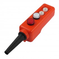 Red White LED Lamp Up-down Hoist Hand Operate Crane Pushbutton Switch AC 380V
