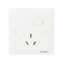 Button Control 250V 10A 3 Pin AU Socket Wall Plate Switch
