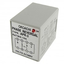 AC 380V 10A Phase Failure Phase Sequence Protect Relay 8 Pin APR-3 APR3