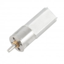 DC 12V 70MA 80RPM 16GA Robot Micro DC Geared Motor Gray