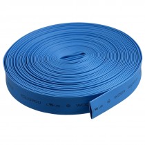 Blue 26.2Ft 8M Long 10mm Dia Polyolefin Heat Shrinkable Tube Tubing