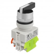 660V 10A 1NO 1NC 2P1T 2 Position Rotary Selector Push Button Switch