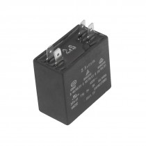 450VAC 2.5uF 4 Terminals Air Conditioner Fan Run Capacitor