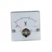 Class 2.5 Accuracy Voltmeter DC 0-3V Panel Volt Meter