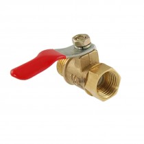 0.49" Female 0.46" Male Thread Lever Handle Ball Valve