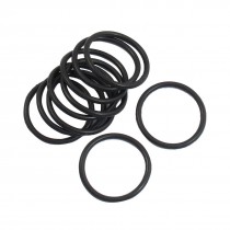 10 Pcs 24mm x 2mm Sealing Washers Oil Filter O Rings Black