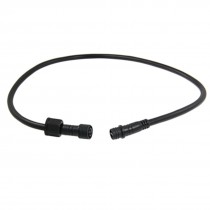 LED Lighting Male Female 2 Pin Waterproof Connector Black