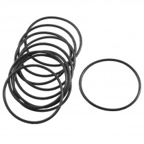 10 Pcs Black Rubber Oil Seal O Ring Gasket Washers 34mm x 31mm x 1.5mm