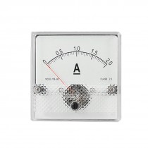 YS-80 Analogue DC Current Aquare Panel Meter Gauge 0-2A