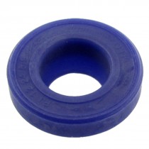 12mm x 24mm x 5mm x 9mm PU Dust Proof Shaft Oil Seal Blue 