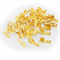 40 x 5mm 1/5" Width Stud Non Insulated Bare Ring Lug Terminal Connector