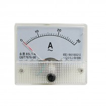 85L1-A AC 0-30A Rectangle Analog Panel Ammeter Gauge