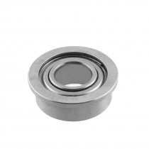 13mm x 6mm x 5mm Silver Tone Sealed Premium Flanged Ball Bearing