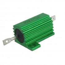 Green Aluminum Housed Wirewound Resistor 25W 27 Ohm 5% Yqylg