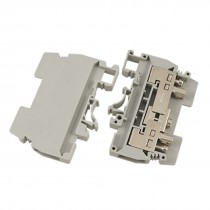 2 Pcs URTK/S 0.5-6 mm2 Side Entry Type Screw Terminal Block Connector