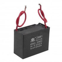 CBB61 Model 10uF AC 450V Rectangle Non Polar Motor Run Capacitor