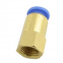 Nickel-plated Brass Tone Quick Joint Pneumatic Fittings