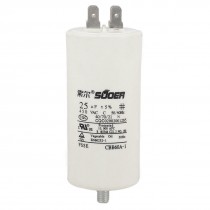 AC 450V 50/60Hz 25uF Washing Machine Non Polar Polypropylene Film Capacitor