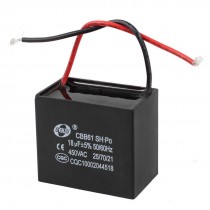 CBB61 Polypropylene Film Motor Running Capacitor 18uF 5% 50/60Hz AC 450V