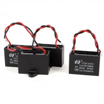 AC 450V 7uF 5% Tolerance Metalized Polypropylene Film Motor Run Capacitor 4 Pcs