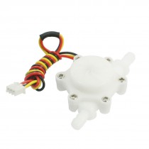 Hall Effect Water Flow Sensor 180 Degree 6mm Intubation Plug 0.25-3.5L/min