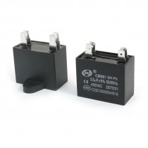 AC 450V 3.5uf Rectangular Ceiling Fan Motor Running Capacitor CBB61 2Pcs