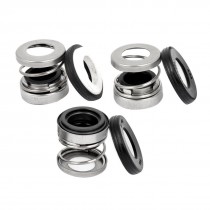 12mm Inner Dia Rubber Tube Sealing Coil Spring Pump Mechanical Seal 3pcs