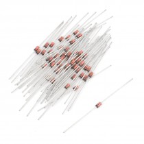 55Pcs 1N4738 8.2V 1W Glass Sealed Case Axial Leads Zener Diodes