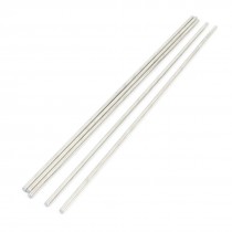 5pcs Silver Tone Stainless Steel 190 x 2.5mm Round Rod Axle for Boat Toys