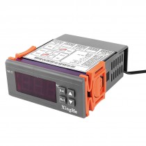 AC 24V 10A -55C to +120C Temperature Controller Gray Orange w Thermocouple