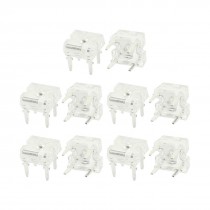 10 Pcs 3mm Top Round Head Red Light Piranha LED Emitting Diodes DC1.8-2.0V