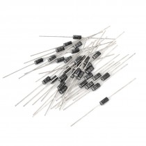 50Pcs Axial Leads 1N4007 1A 1000V Low Voltage Drop Rectifier Diode