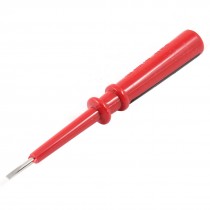 AC100-500V 10A Voltage Test Electroprobe 3mm Slotted Screwdriver Red Black