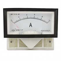 DC 0-10A Rectangle Panel Meter Analog Ammeter 69C17