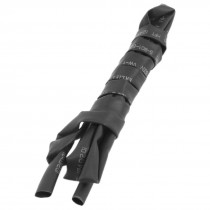 600V 125C 4mm Black Insulated Heat Shrink Tube Shrinkable Pipe 1m