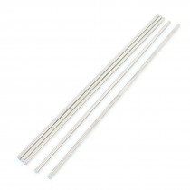 5Pcs Hardware Stainless Steel 160x2mm Transmission Lathe Round Rods