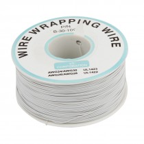 White Flexible 30AWG Wire Cable High Temperature Resistant Wrapping Wrap 315M