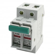 HG30-32 AC380V 2-32A 2Pole 10.3x38mm Cylindrical Fuse Holder Socket