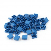 55 Pcs Square Tactile Button Caps Covers Protector Blue for 12mmx12 Tact Switch