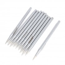 10 PCS Spare Parts Silver Tone Metal Soldering Bits Tips 30W