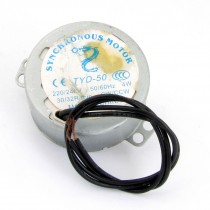 AC 220V-240V 30/32RPM 4W 50/60Hz CW/CCW 7mm Shaft Dia Fan Synchronous Motor